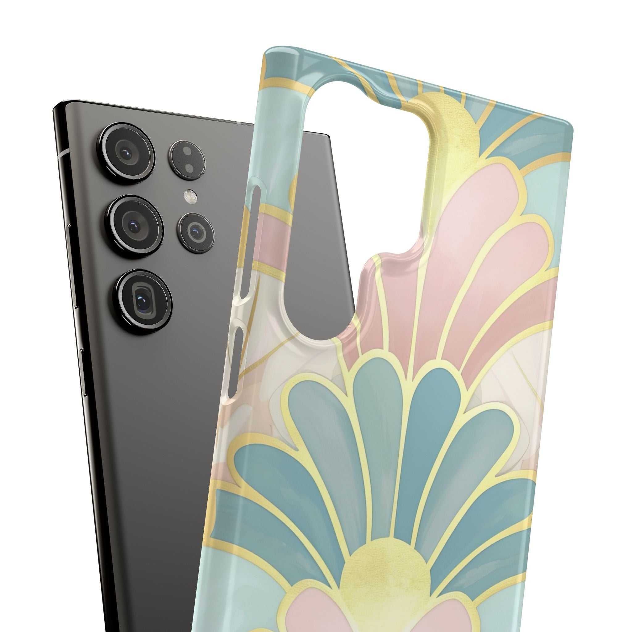 Pastel Deco Elegance - Slim Samsung S23 Phone Case