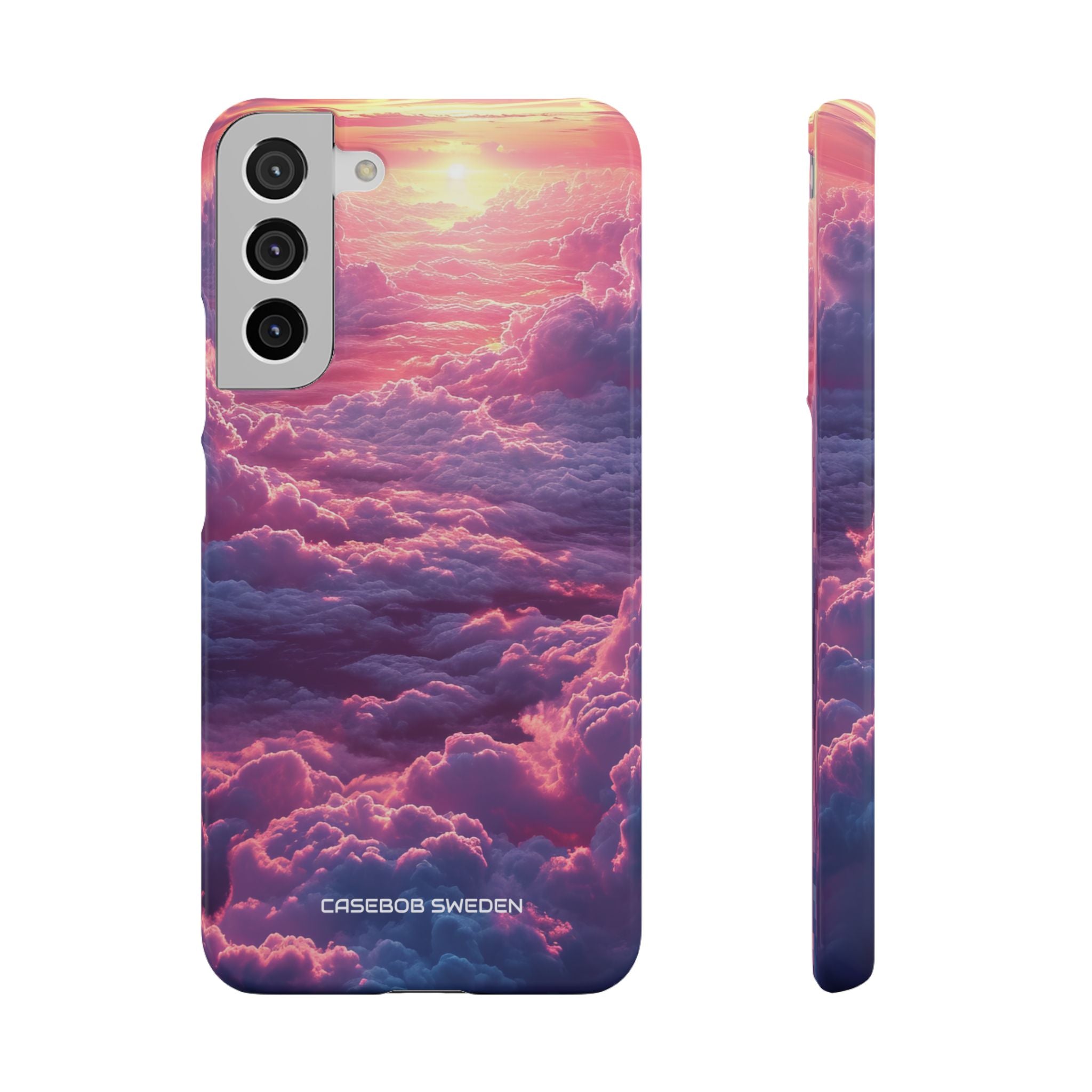 Pink Purple Clouds - Slim Samsung S22 Phone Case