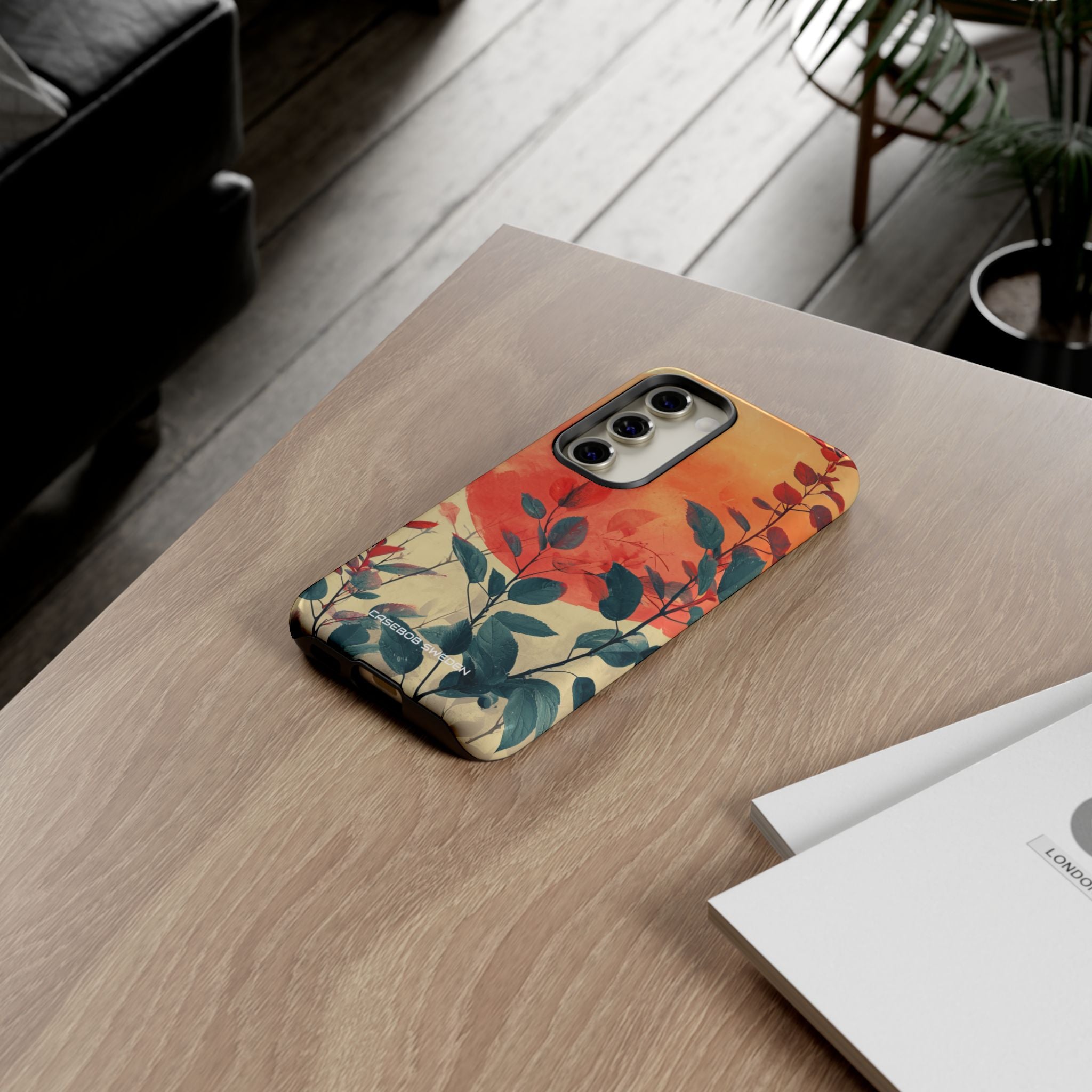 Orange Sun Harmony - Tough Samsung S23 Phone Case