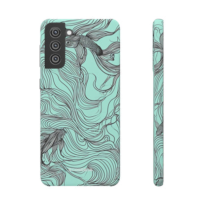 Aqua Serenity | Slim Phone Case for Samsung