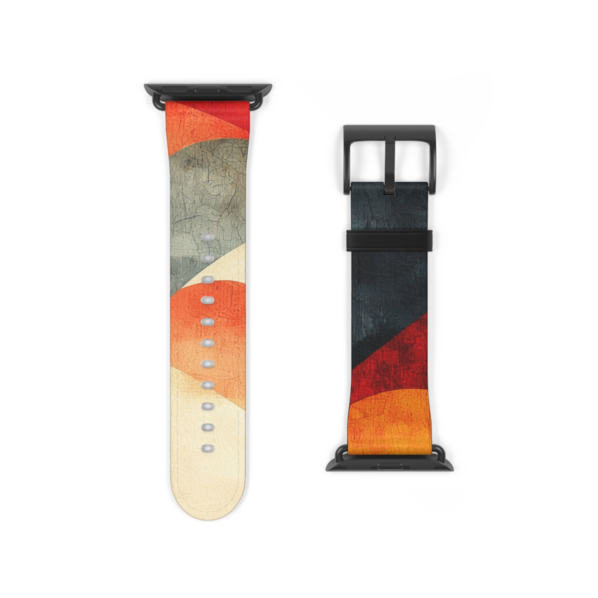 Crimson Ripples - Watch Band