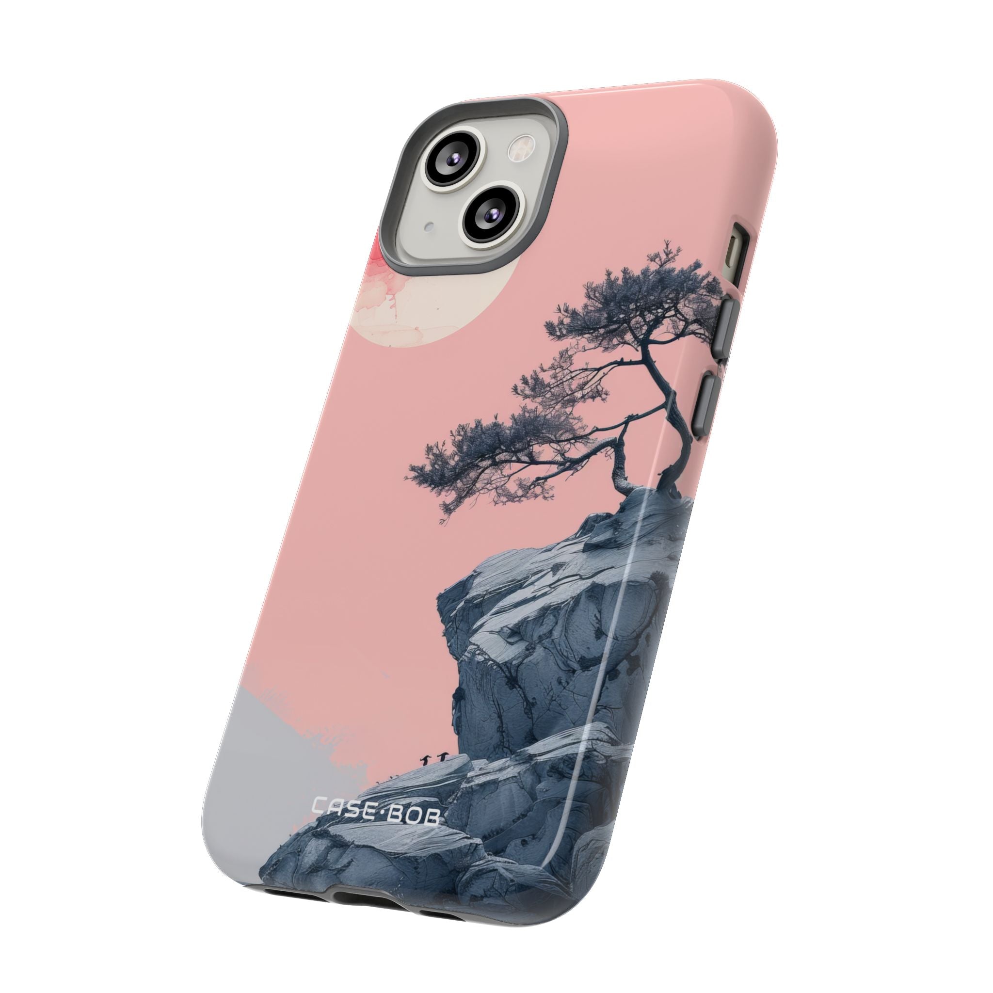 Crimson Moon Tree iPhone 14 Case - Tough