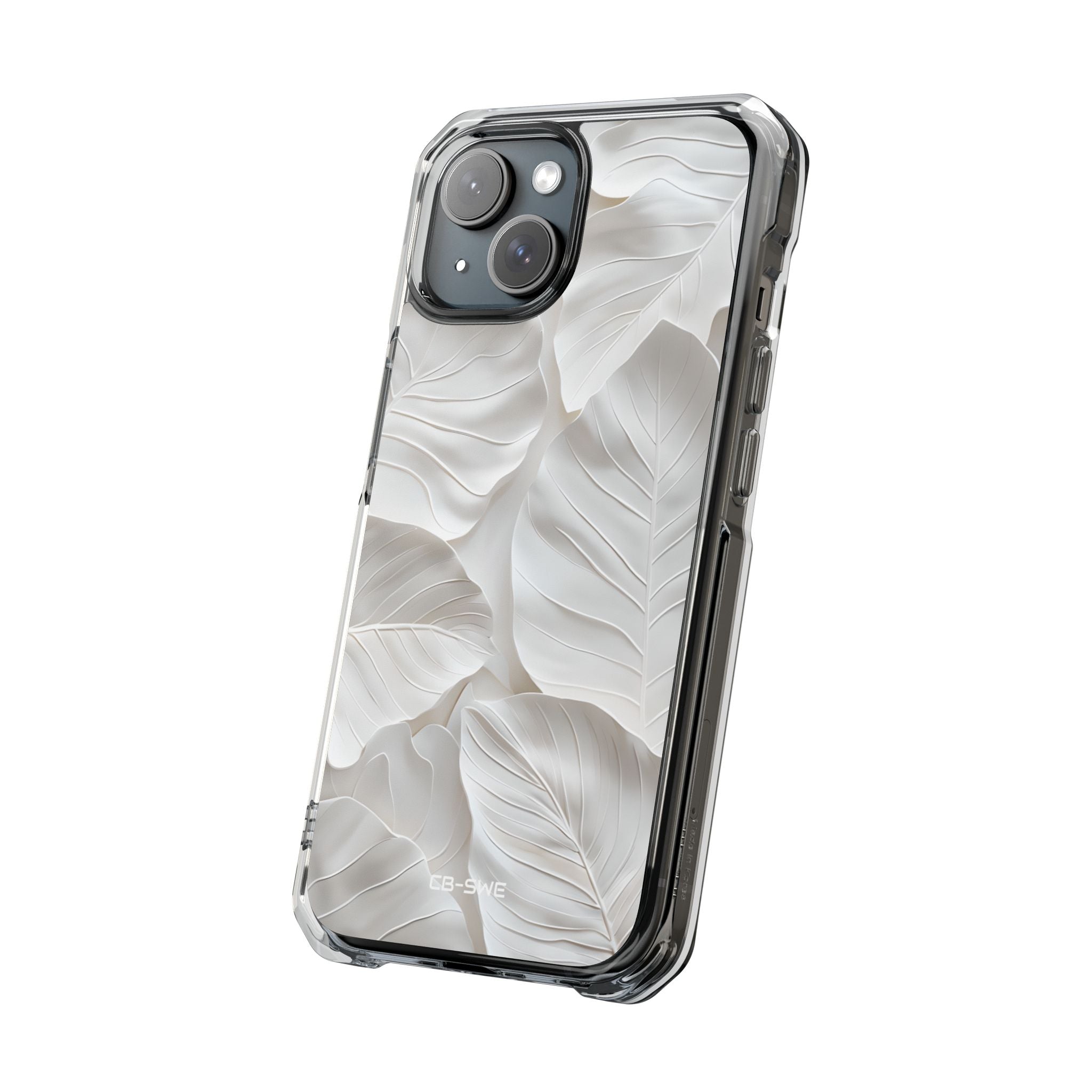 Elegant Leaf Relief iPhone Case - Impact