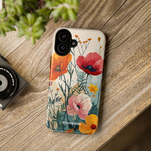 Whimsical Garden Watercolor Blooms - for iPhone 16