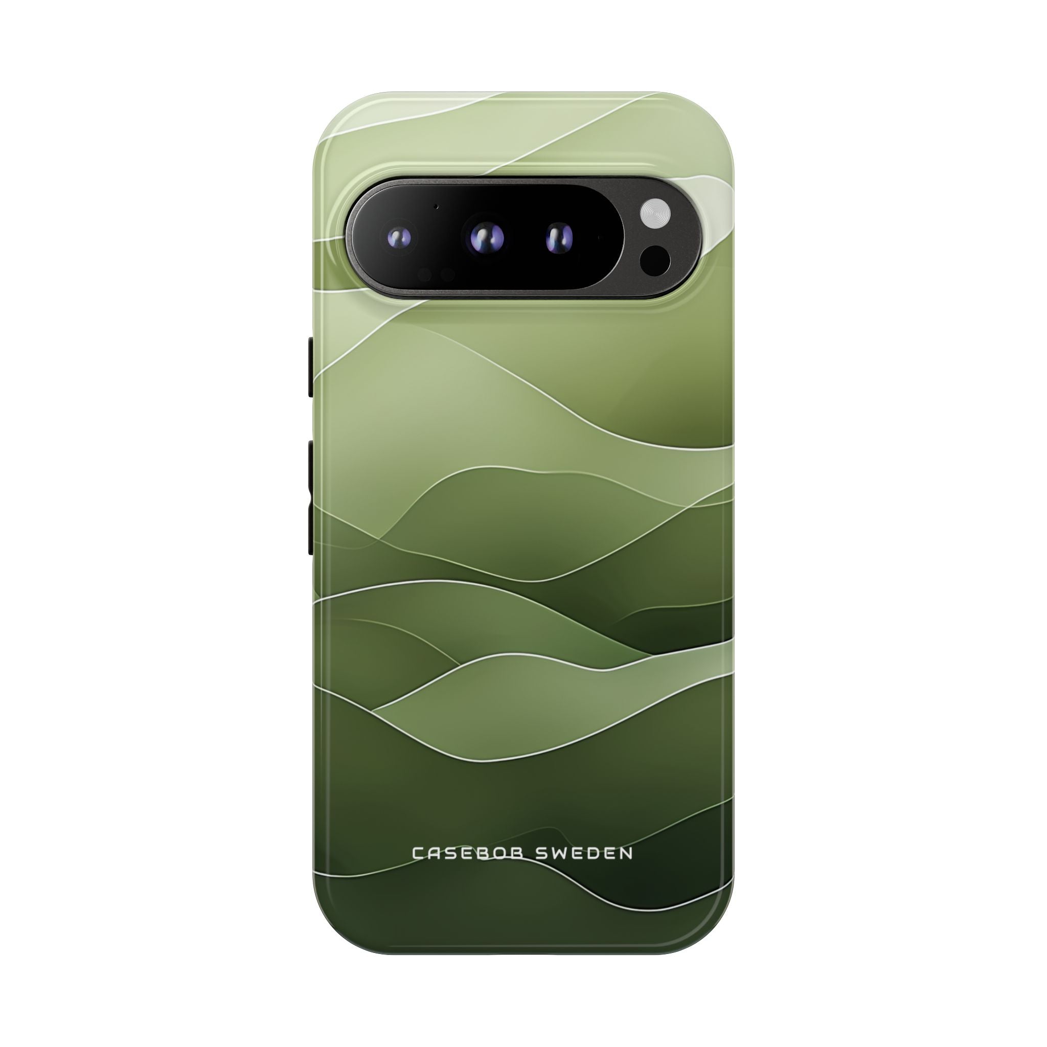 Soothing Green Waves Google Pixel 9 - Tough Phone Case