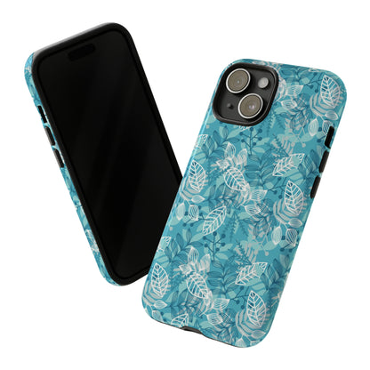 Spring Blue Leaf - Protective Phone Case