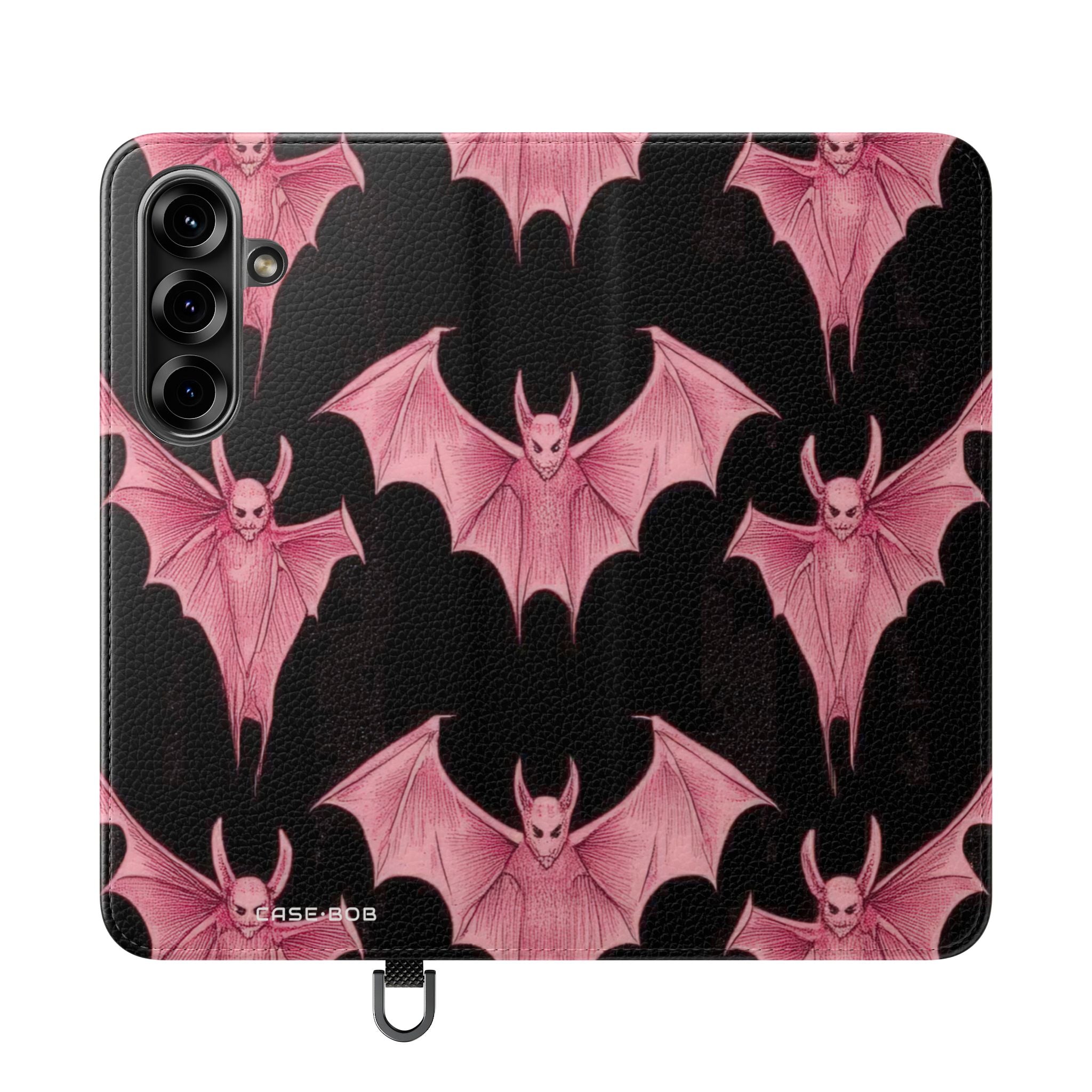 Pink Batwave - Samsung S25 Case - Wallet