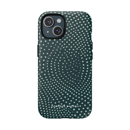 Teal Rippleflow iPhone 15 | Tough+ Phone Case