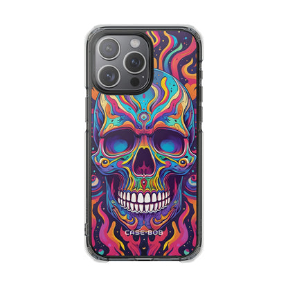 Flaming Skull iPhone 15 Pro Max Case - Impact
