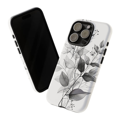 Botanical Line Harmony iPhone 15 - Tough Phone Case