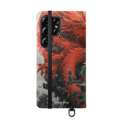 Twin Dragons Dance - Samsung S25 Ultra Case - Wallet