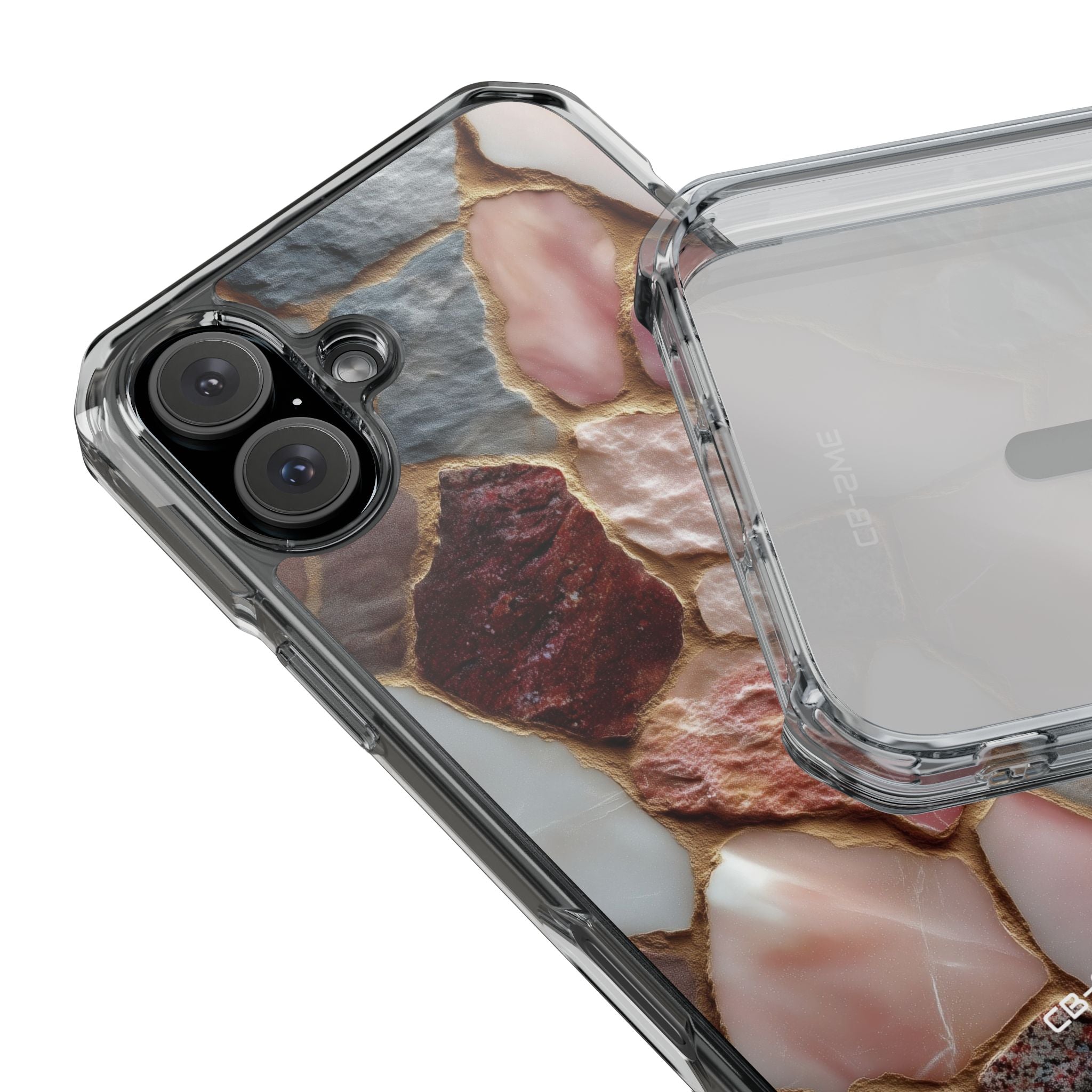 Textured Stones Dance iPhone Case - Impact