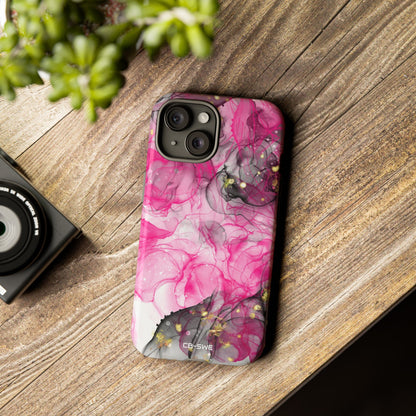 Vibrant Pink Swirls - iPhone Case