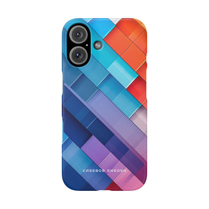 Vibrant GeoFlow iPhone 16 - Slim Phone Case