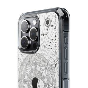 Celestial Mandala Mystique - Phone Case for iPhone (Clear Impact - Magnetic)