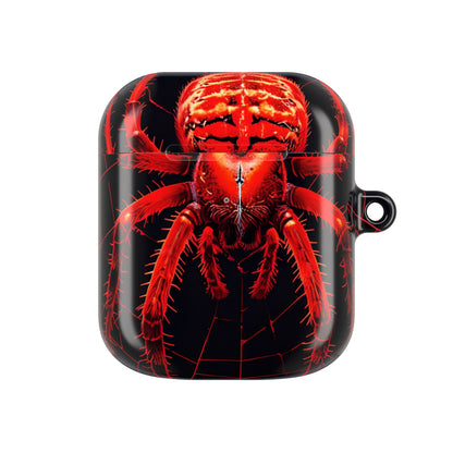 Crimson Spiderweb - AirPods Case