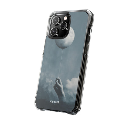 Moon Cradled Softly iPhone Case - Impact
