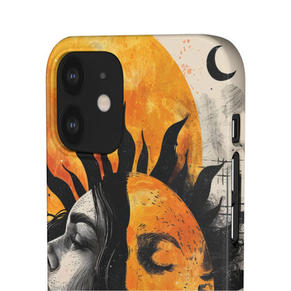 Sunlit Duality | Slim Phone Case for iPhone