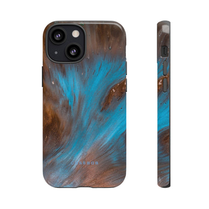 Blue Lagoon Ink Art - Protective Phone Case