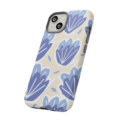 Light Blue Happy Flower - Protective Phone Case