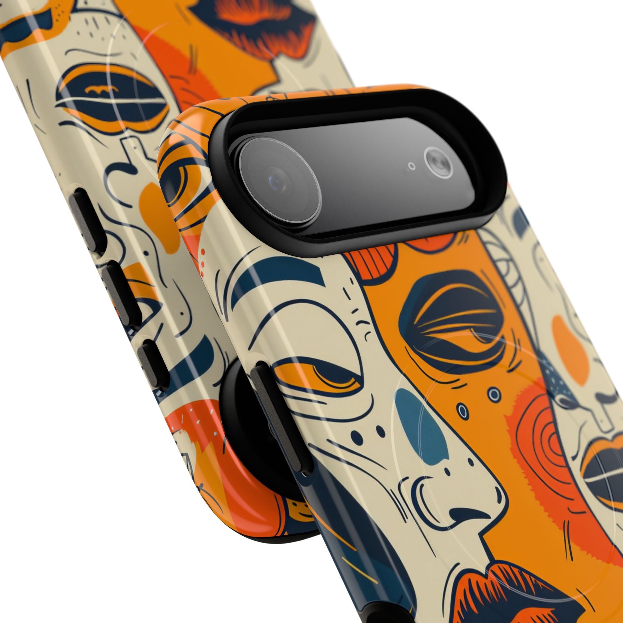 Tangled Faces Sunset iPhone 17 Air Case - Tough+