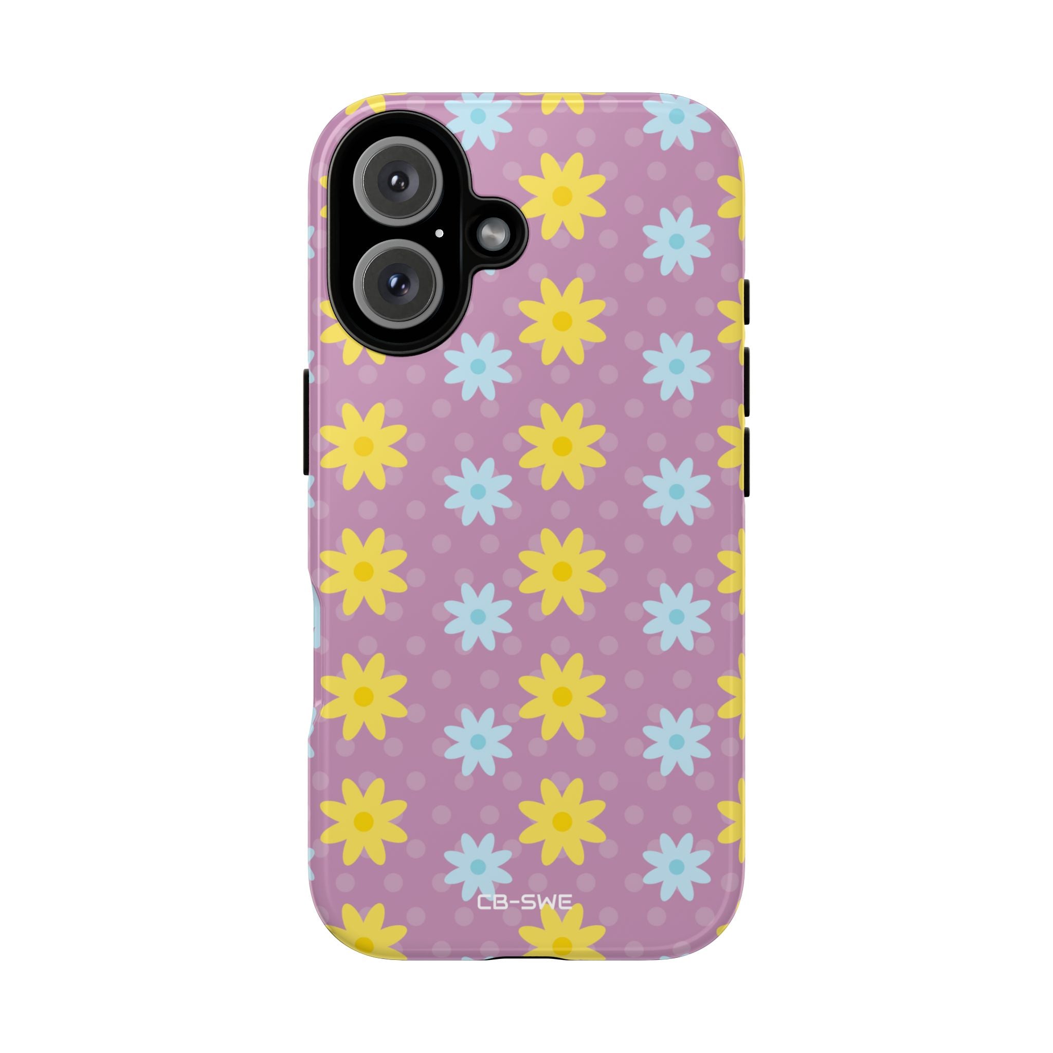 Flower Dots Dance - iPhone Case