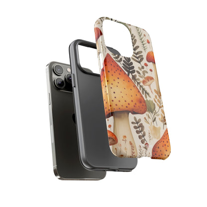 Mushrooms Sprout Cheerfully - iPhone Case
