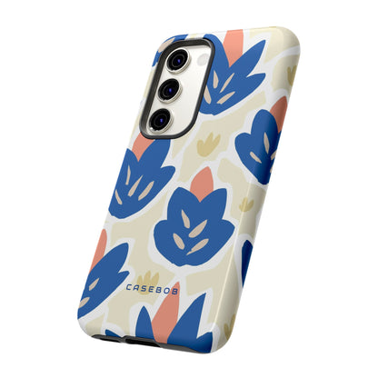 Blue Happy Flower - Protective Phone Case