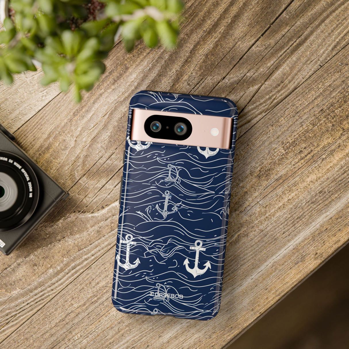 Nautical Whimsy: Anchors and Waves - for Google Pixel 8