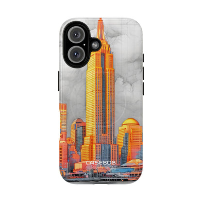 Vibrant City Skyline iPhone 16 - Tough+