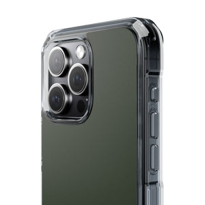 Kombu Green | Phone Case for iPhone (Clear Impact Case - Magnetic)