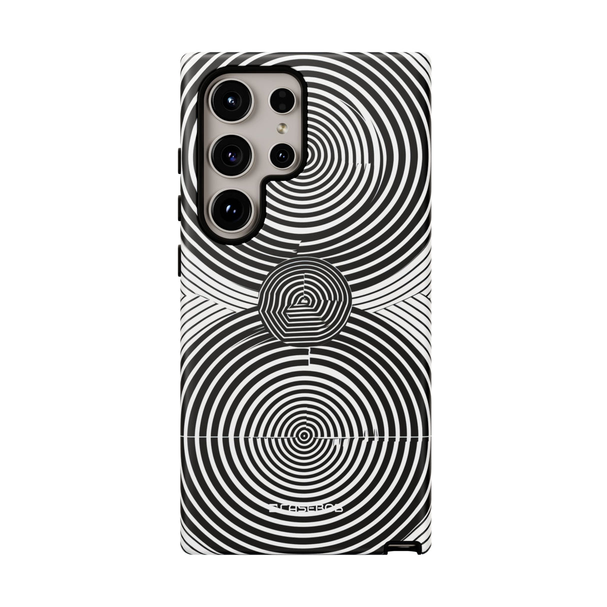 Dynamic Depth: Black and White Op-Art - For Samsung S24