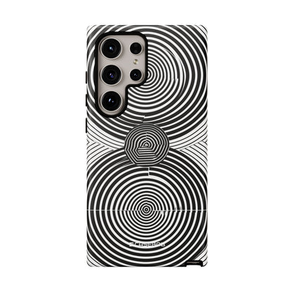 Dynamic Depth: Black and White Op-Art - For Samsung S24