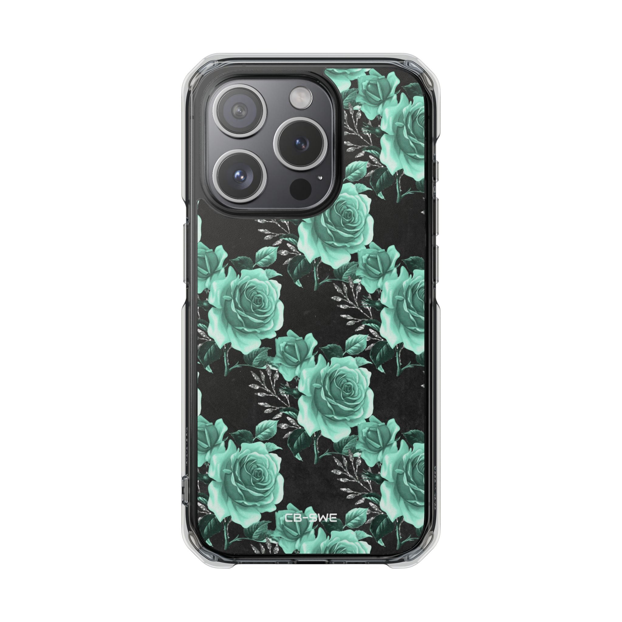 Turquoise Rose Symphony iPhone Case - Impact
