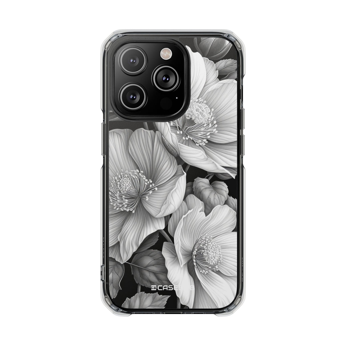 Botanical Elegance – Handyhülle für iPhone (Clear Impact – Magnetisch) 