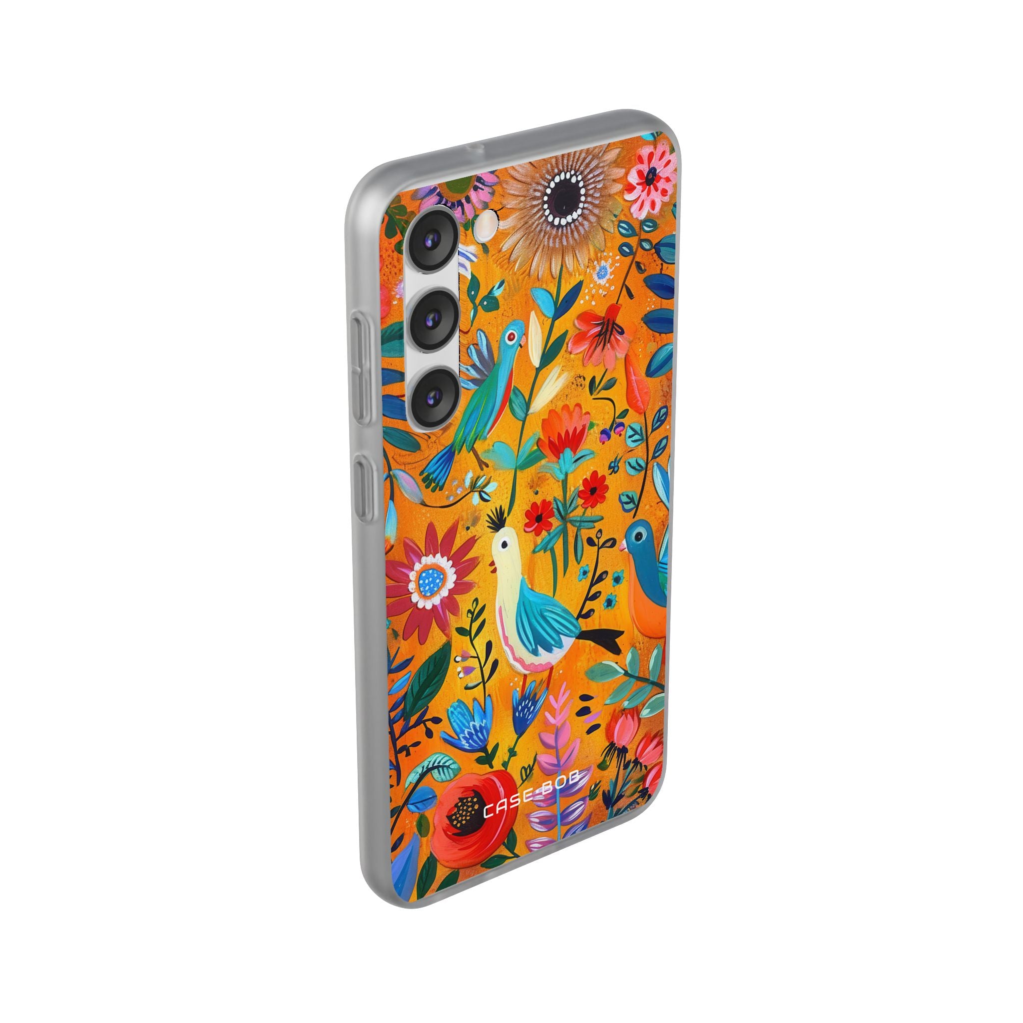 Colorful Birds Bloom Samsung S23 Plus Case - Soft