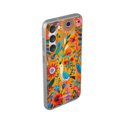 Colorful Birds Bloom Samsung S23 Plus Case - Soft