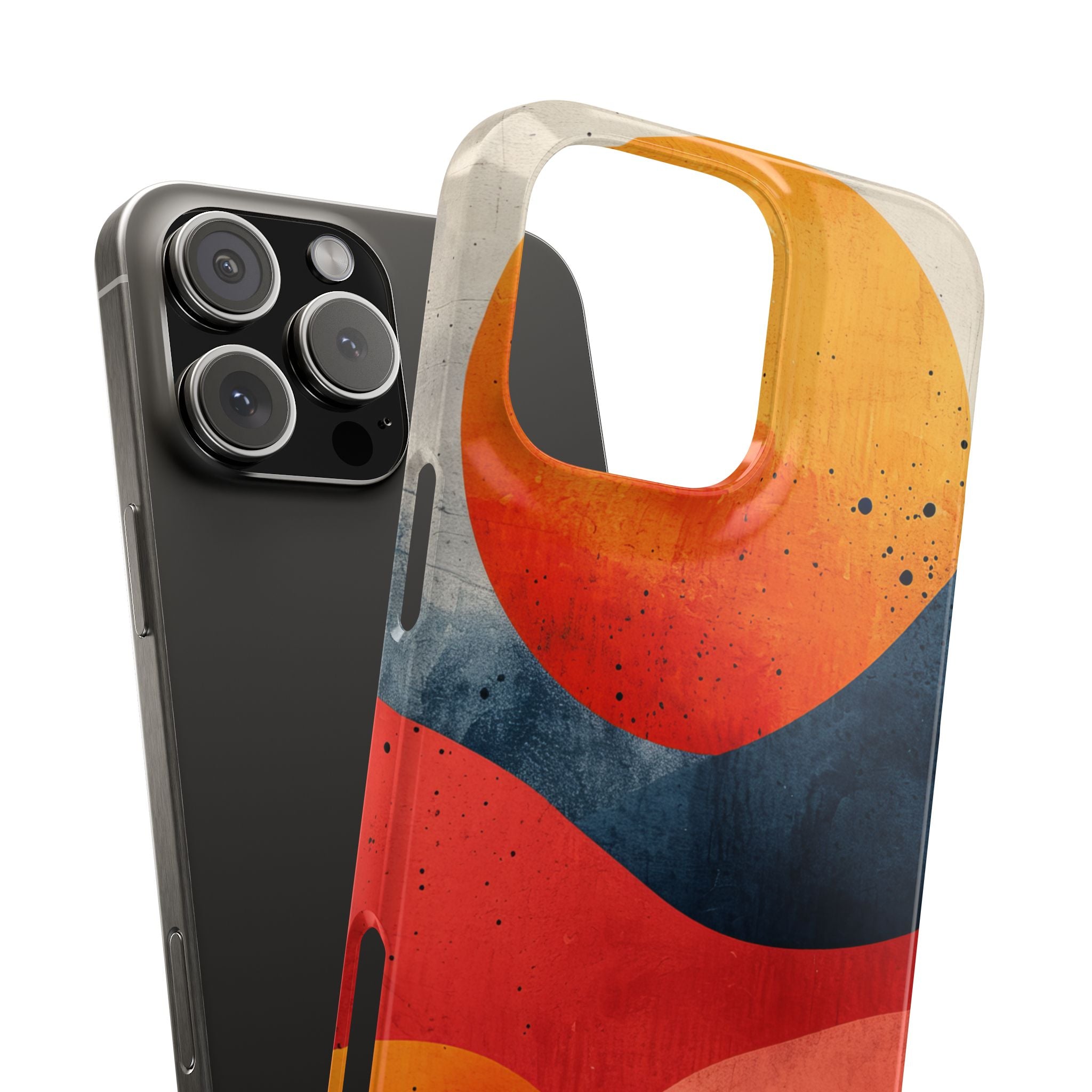 Sunburst Waves - Slim iPhone 16 Phone Case