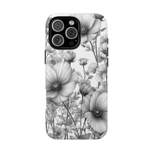 Grayscale Botanical Elegance - for iPhone 16