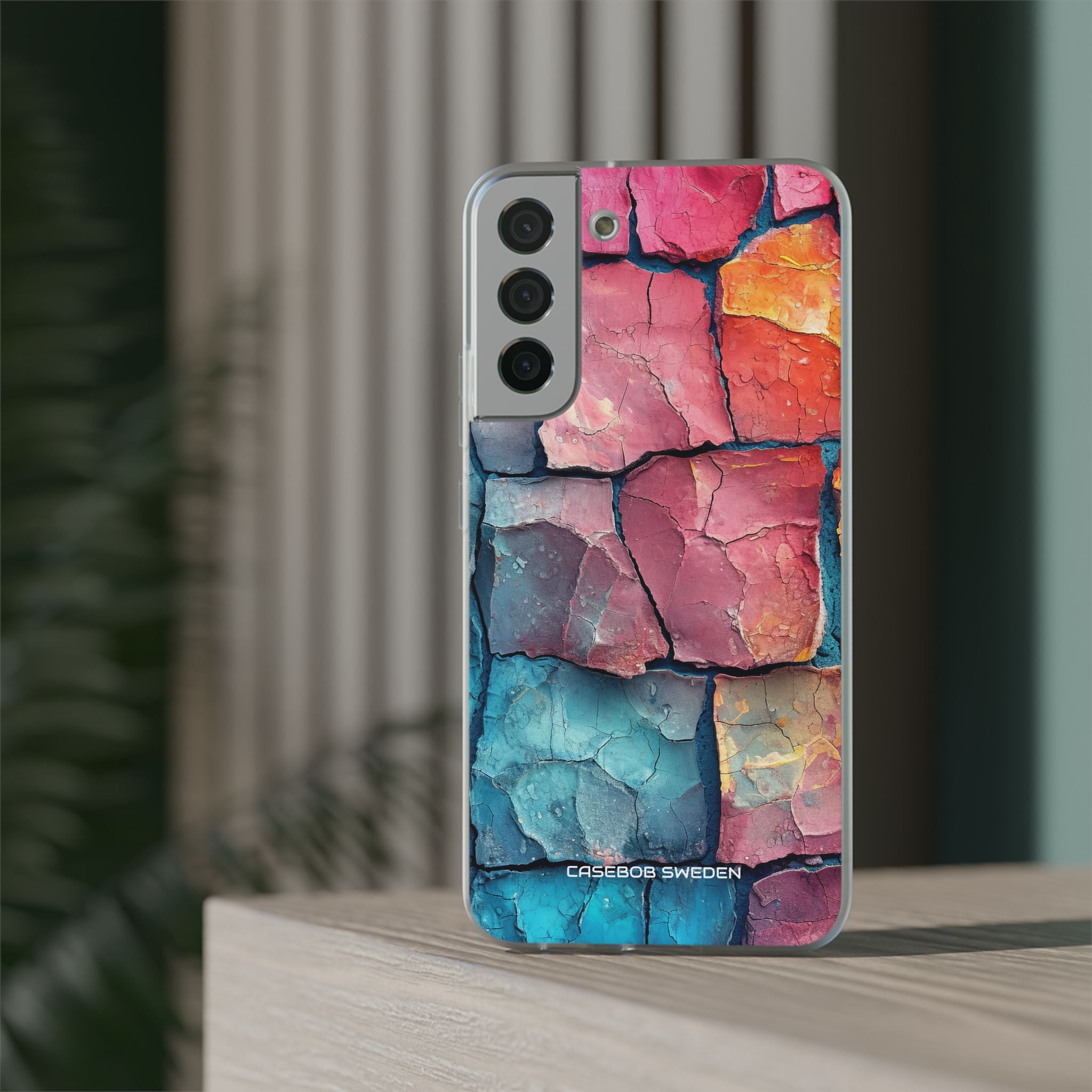 Cracked Earth Mosaic - Flexi Samsung S22 Phone Case