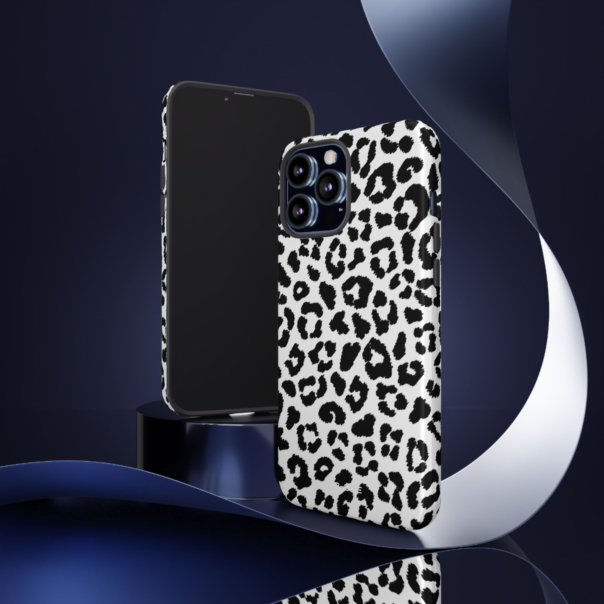 Monochrome Leopard Essence - iPhone Case