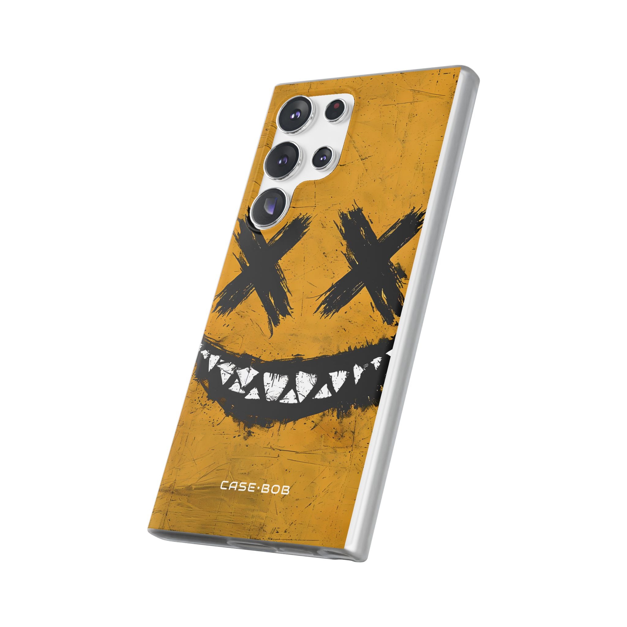 Jagged Smile Yellow Samsung S23 Ultra Case - Soft