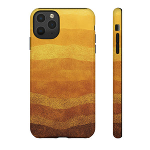 Sunset Gleam: Radiant Gradient - Protective Phone Case