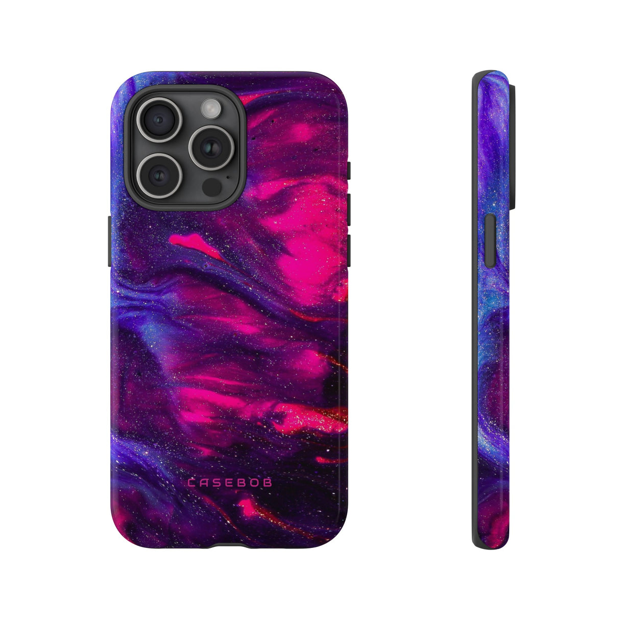 Deep Purple Ink Art - Protective Phone Case