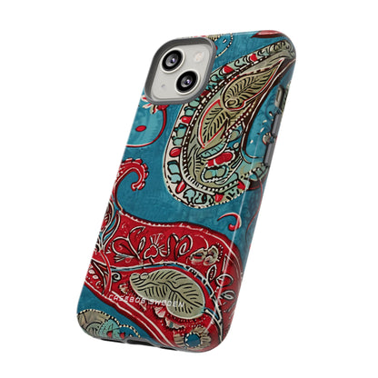 Vintage Paisley Elegance iPhone 14 - Tough Phone Case