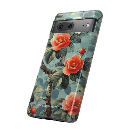 Vintage Floral Romance Google Pixel 7 - Tough Phone Case