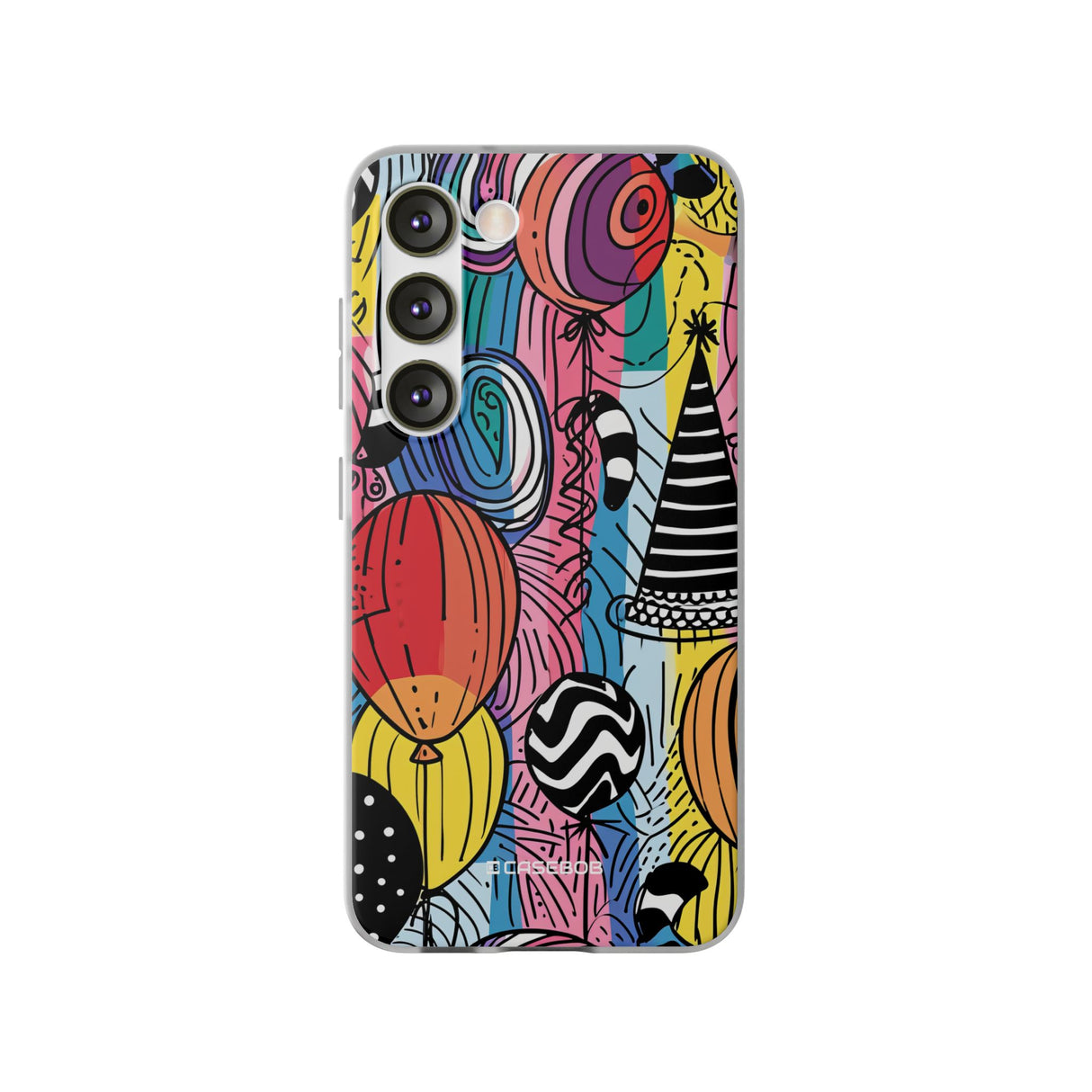 Vibrant Party Whimsy | Flexible Phone Case for Samsung Galaxy