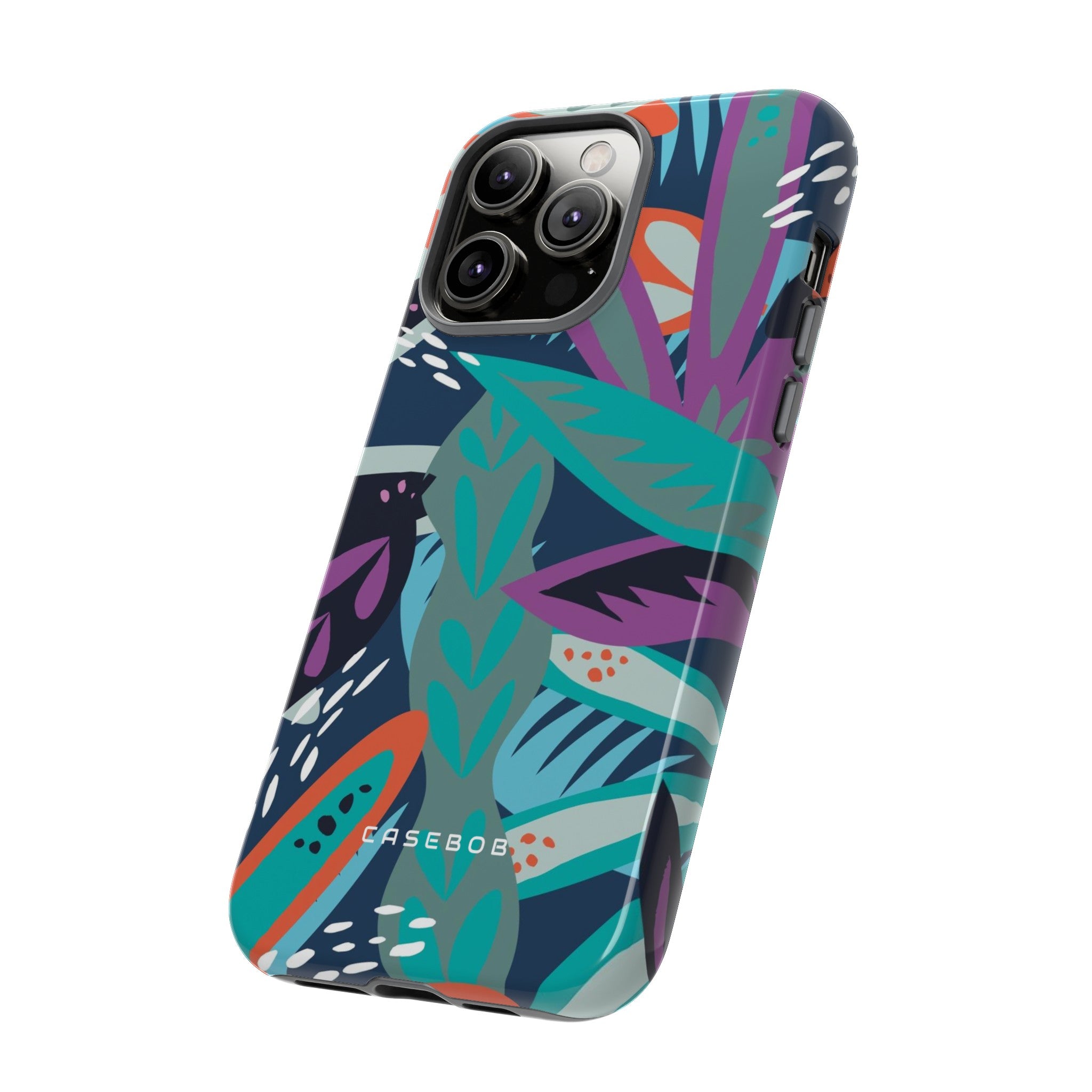 Tropical Leaf Moz - Protective Phone Case