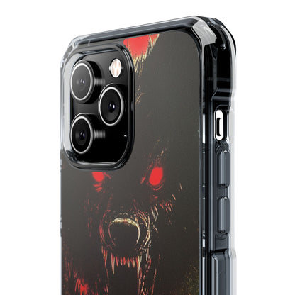 Bloodmoon Wolf's Lament iPhone 14 - Clear Impact Phone Case