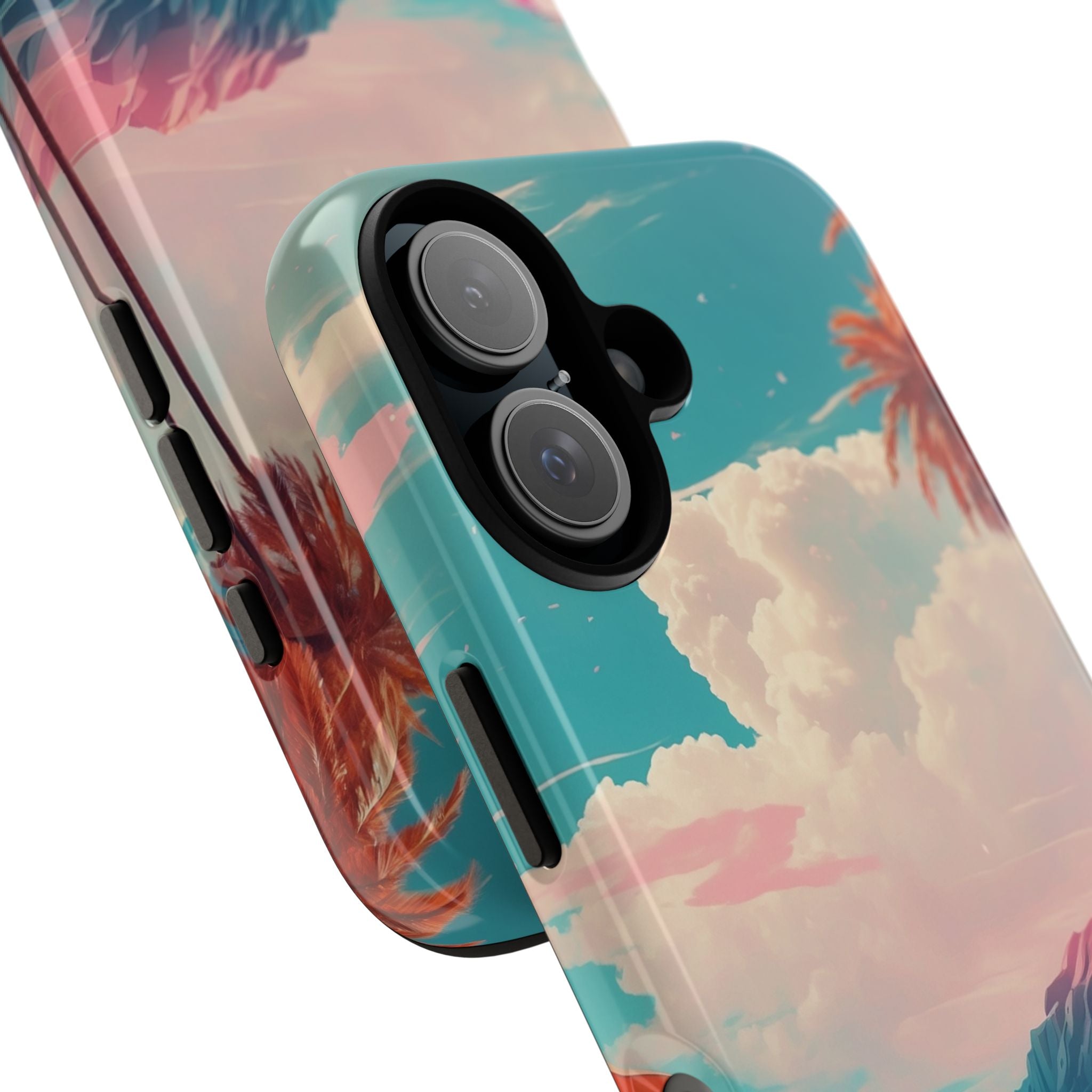Vibrant Umbrellas Stand - iPhone Case